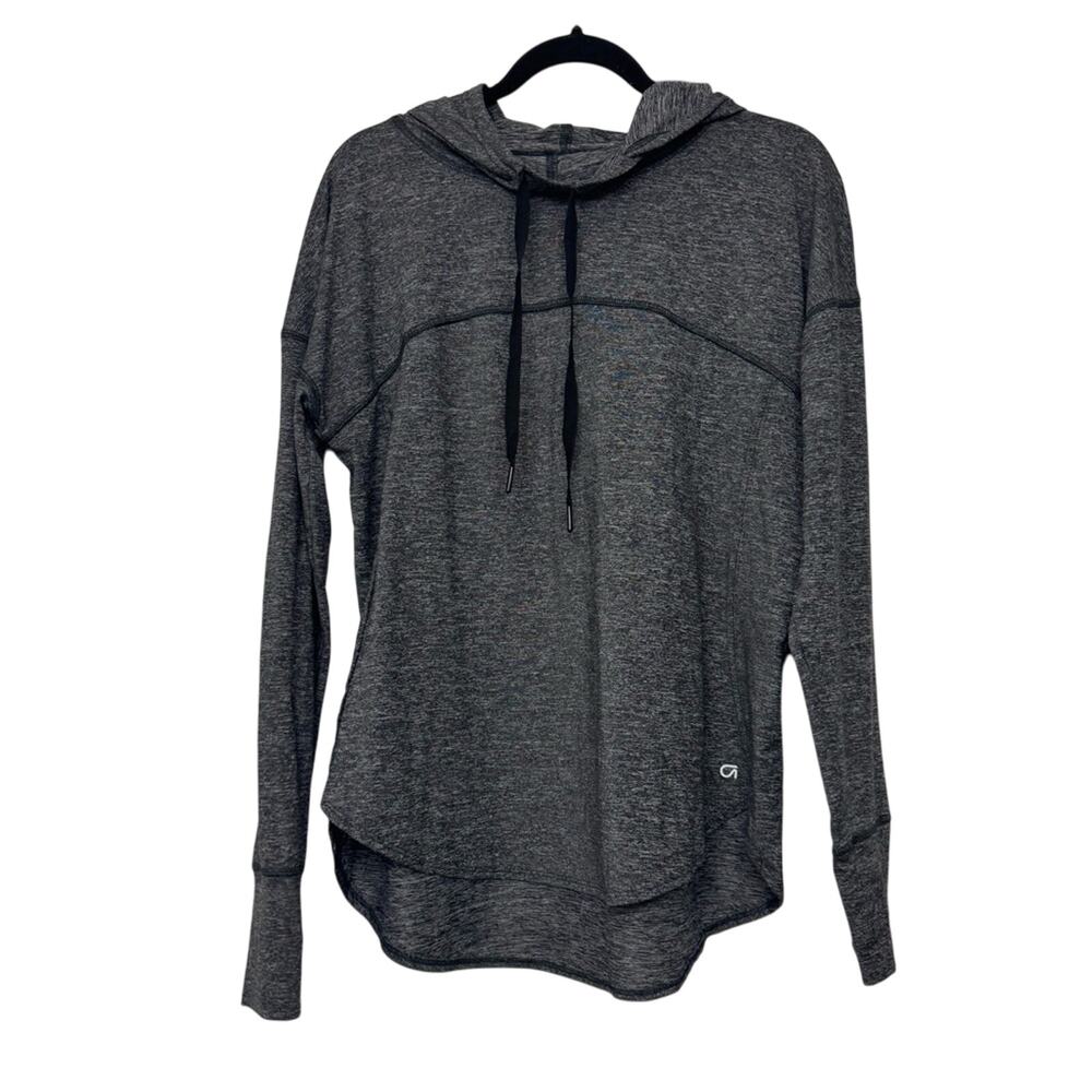 GapFit Gray Lightweight Pullover Hoodie Womens Medium Athleisure Gorpcore